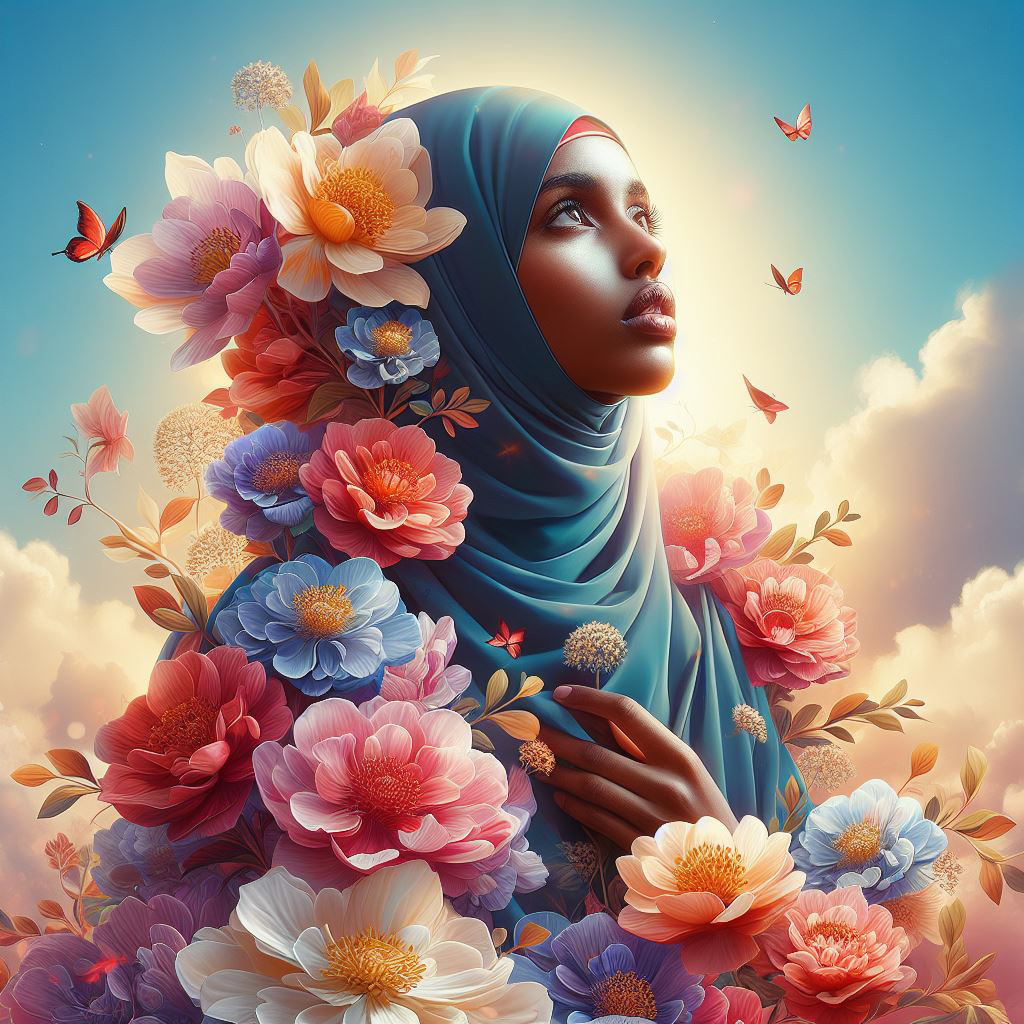 Serenity in Bloom Portrait
